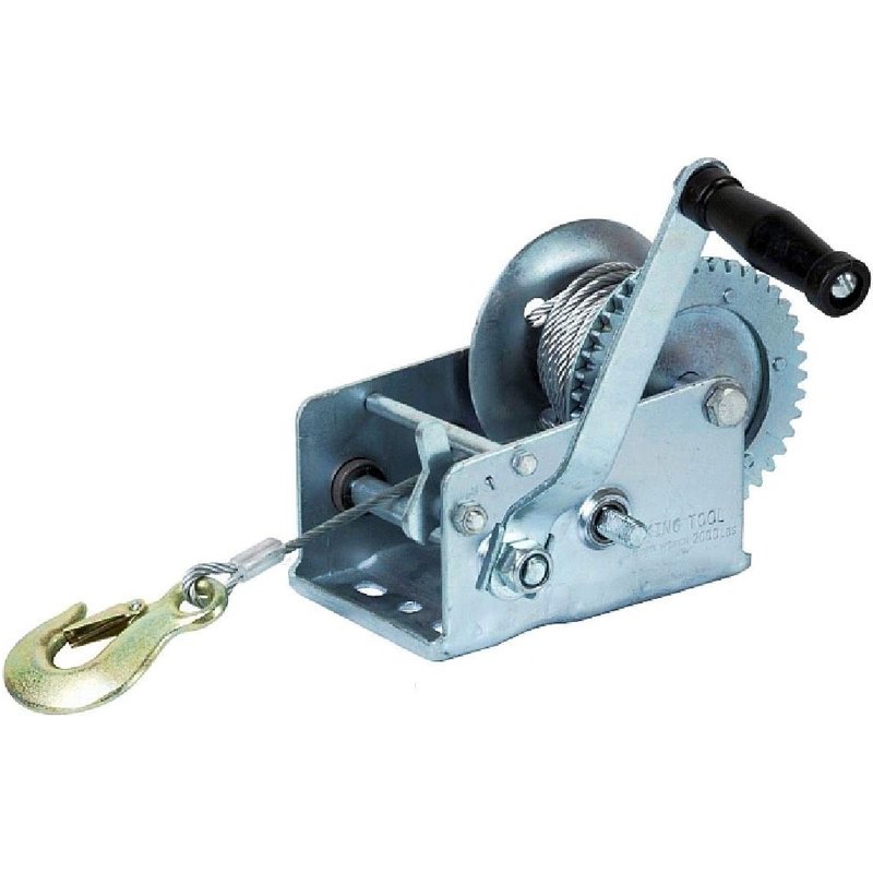 Treuil Ă manivelle 1100 kg Gris