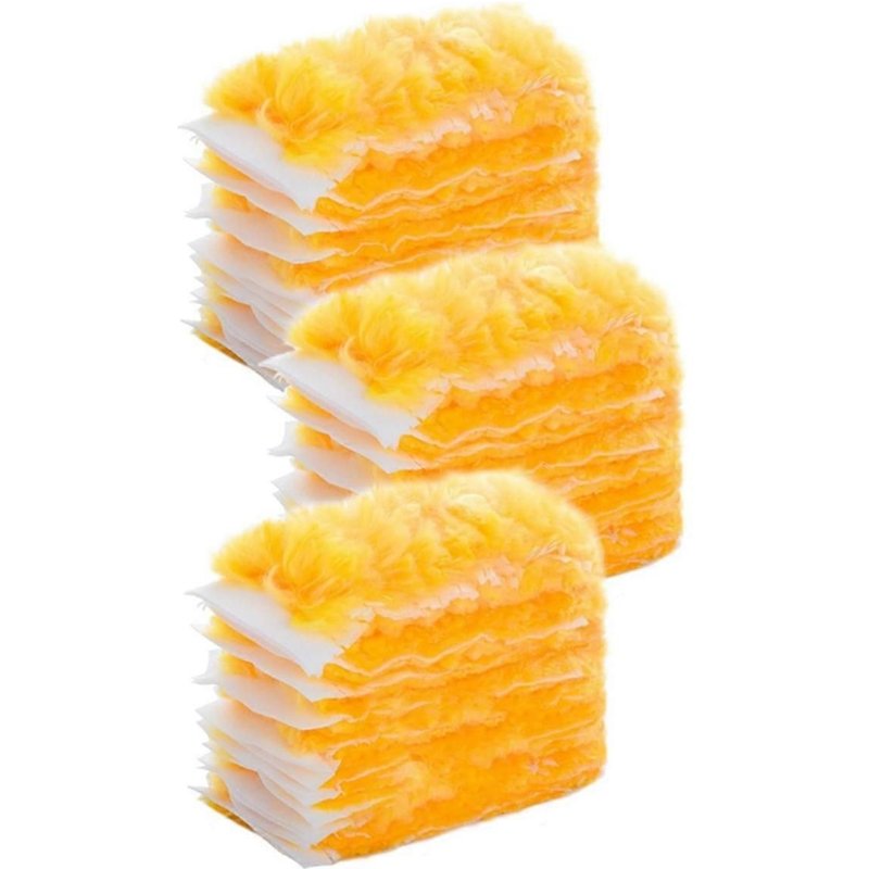 Lot de 50 plumeaux jetables pour le nettoyage, têtes de recharge pour plumeaux, kit de plumeau 360° multi-efficace, pour la maison