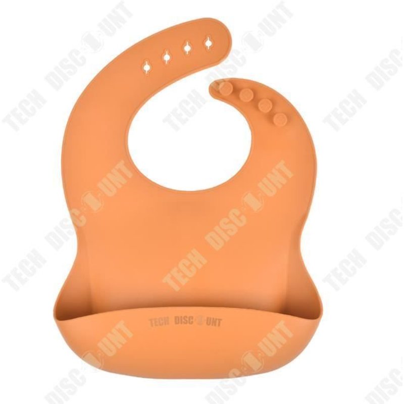 Td® Bavoir En Silicone Pour Bébé Facile À Nettoyer Serviette De Salive Étanche Poche De Salive En Silicone Pour Enfants Étanche