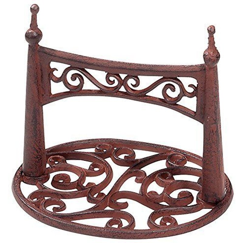 Fallen Fruits - Gratte Botte En Fonte Décoratif Extérieur