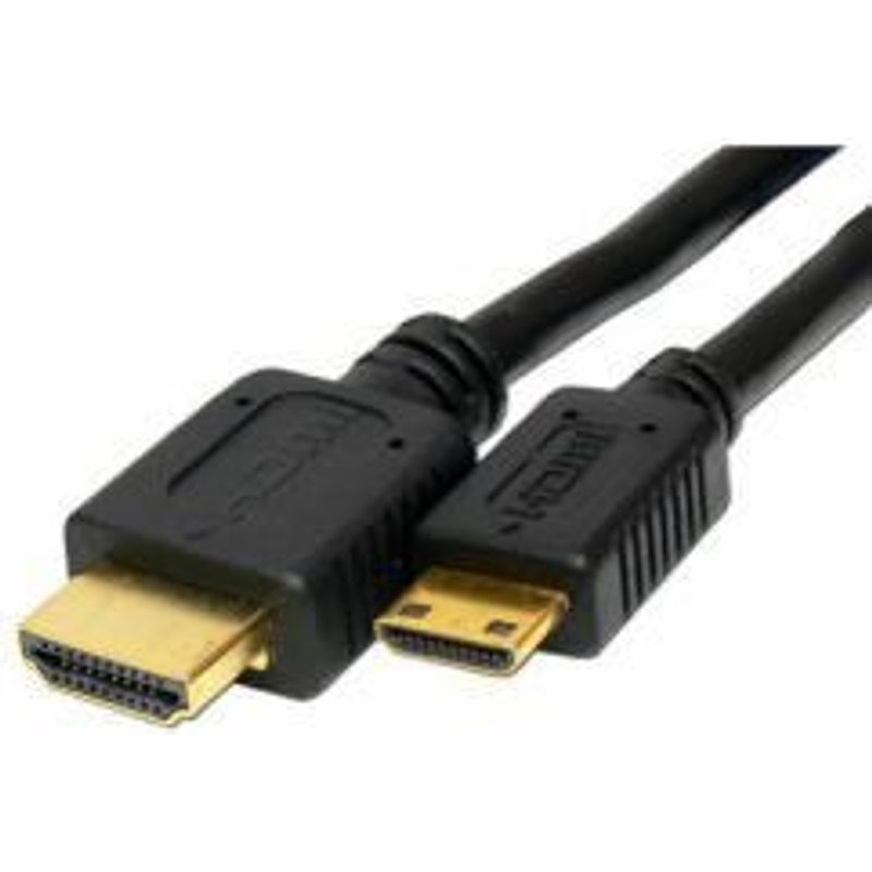Câble HDMI avec Ethernet Akyga - HDMI (M) vers HDMI mini (M) - 1m noir