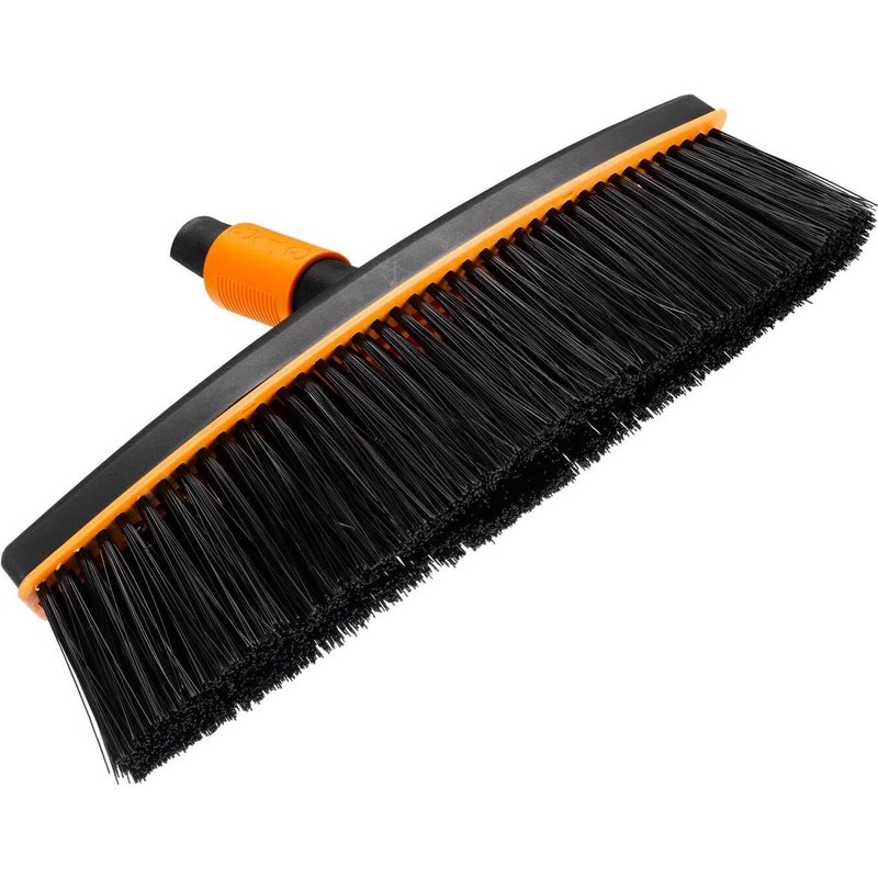 Outdoor broom,QuikFit tool head,Width: 38 cm,Polypropylene bristles,Black/Orange,QuikFit,1001416