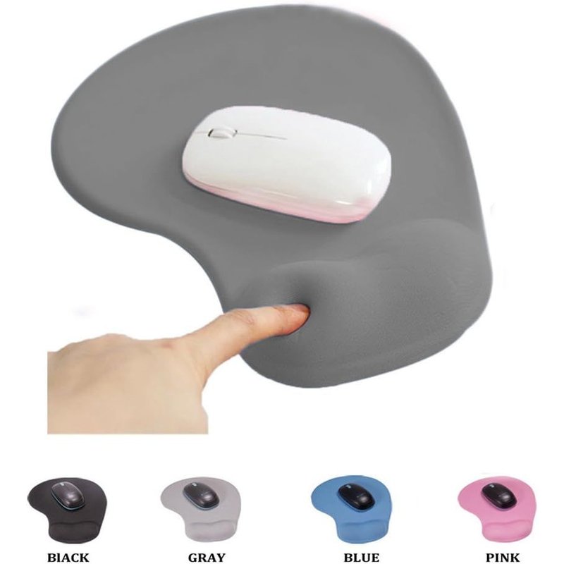 Comfort Mouse Pad with Ergonomic Wrist Rest for Laptop,Office,Game,Laptop (Grey)
