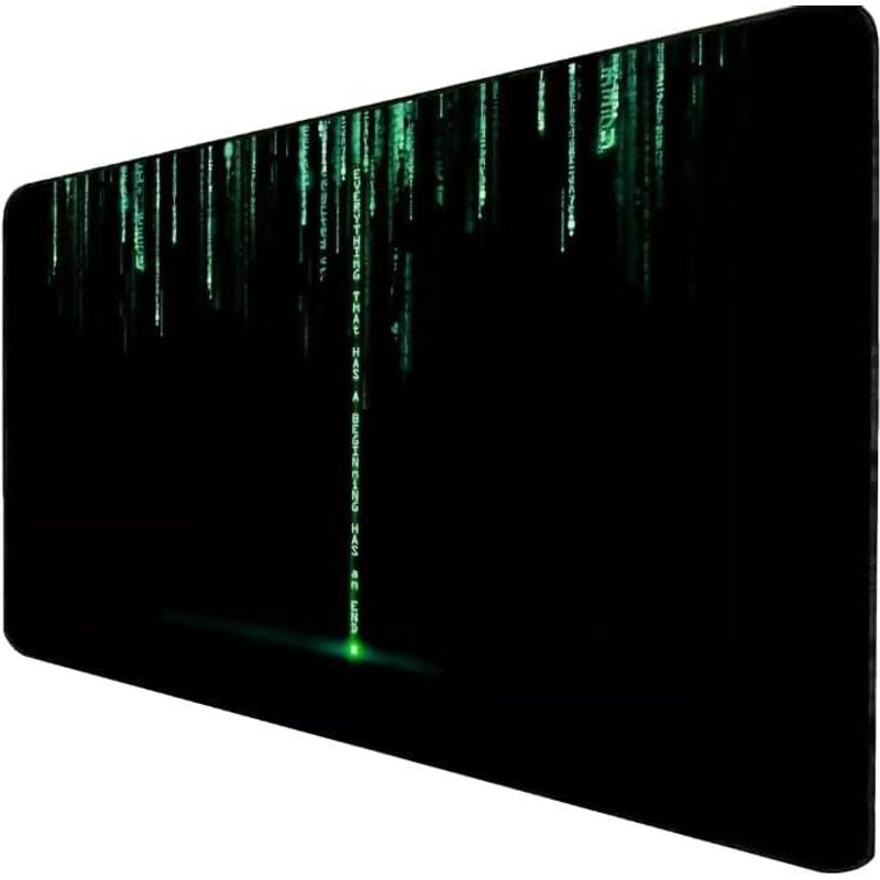 XXL Matrix Fantasy Gaming Mouse Pad,90 x 40 cm,Fantasy Matrix Black with Non-Slip Base,Grippy and Smooth,Suitable for All Mice,Keyboards,and Laptops (MATRIX