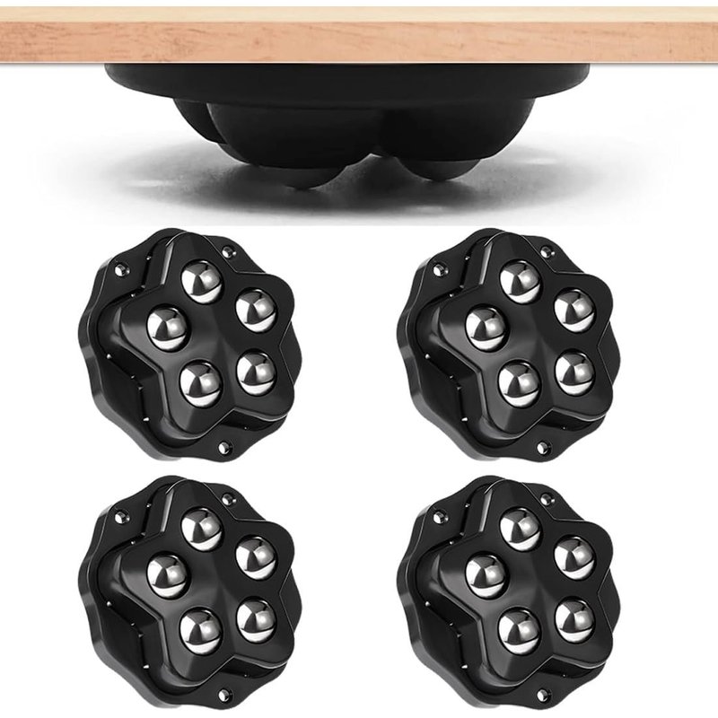 4 Pièces Roulettes Pivotantes Auto-Adhésives,Capacité 300kg,Avec Adhésif Et Vis,Petite Roulettes Pour Meubles,Roue Mobile Universelle 360,Roulette De Meuble Pour Charges Lourdes