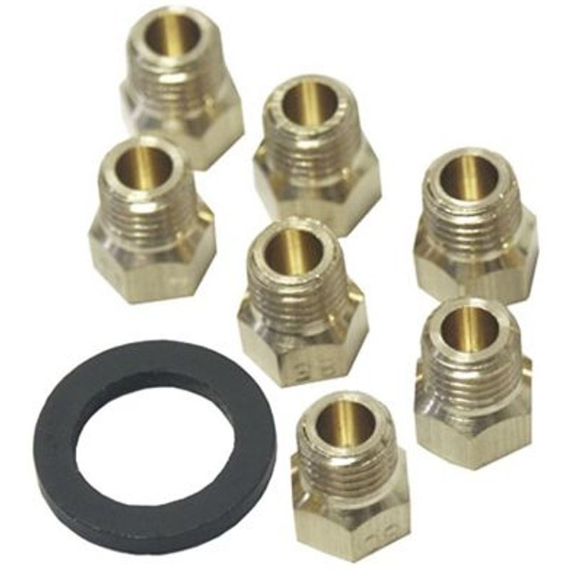 JEU INJECTEURS GAZ BUTANE/PROPANE CUISINIERE WHIRLPOOL 481931039347