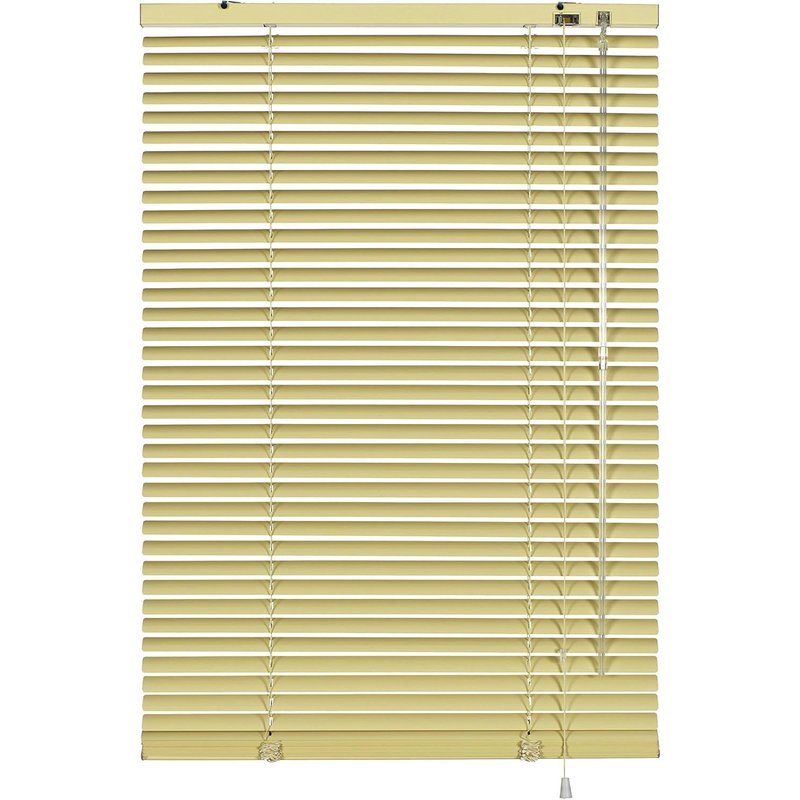 Store Vénitien En Aluminium, Fixation Au Mur Et Au Plafond, Kit De Montage Inclus, Store Vénitien Aluminium, Beige, 50 X 175 Cm (Lxh)