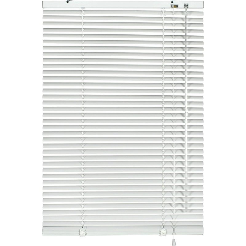 Store Vénitien En Aluminium, Fixation Au Mur Et Au Plafond, Kit De Montage Inclus, Store Vénitien Aluminium, Blanc, 40 X 175 Cm (Lxh)