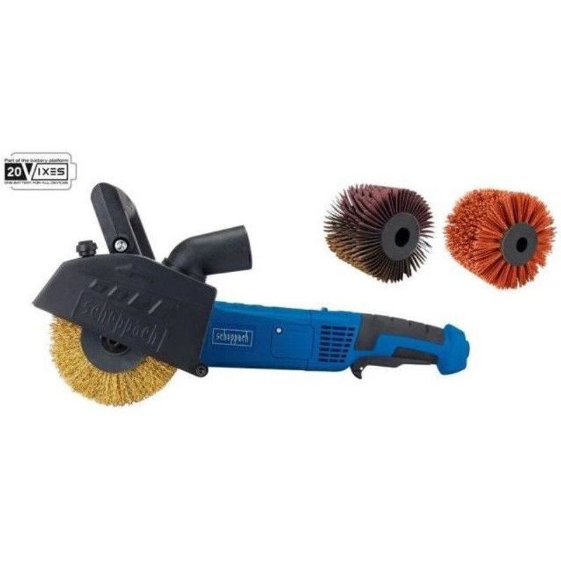 MRS1300 + 3 brosses (laiton, nylon, lanière abrasive)