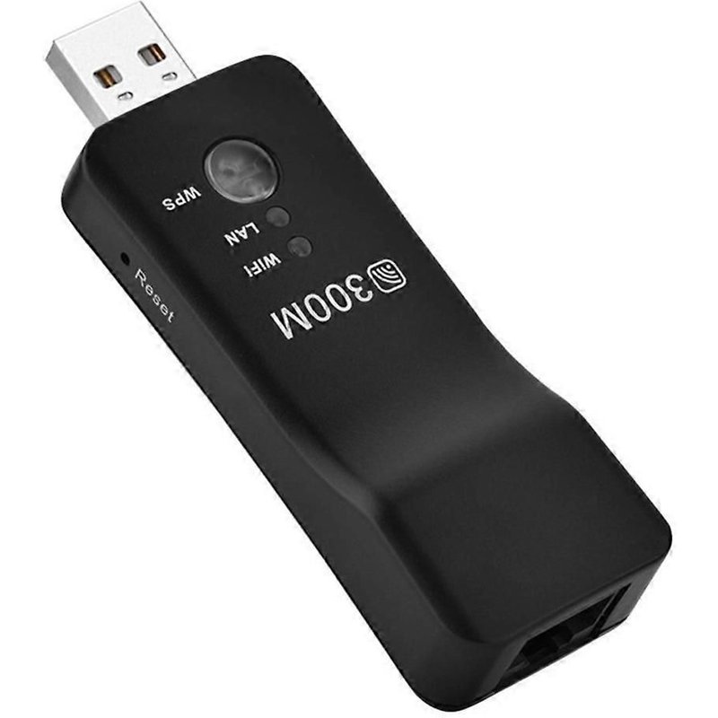 Adaptateur répéteur Wi-Fi universel USB sans fil 300 Mbps pour Smart TV, répéteur réseau Ethernet