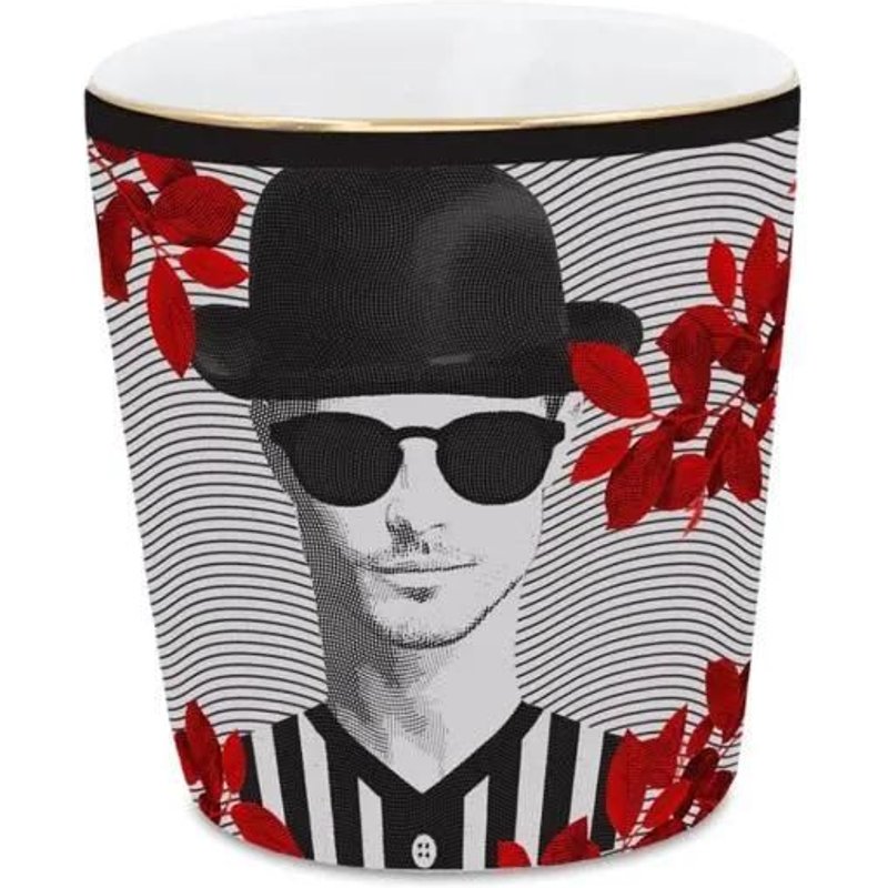 Baci Milano Tazzina Caffe Espresso Mr. Black In Porcellana