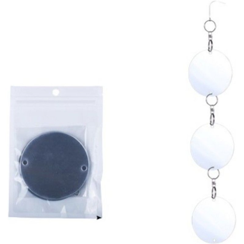 Disques Réfléchissants Épouvantail Argent