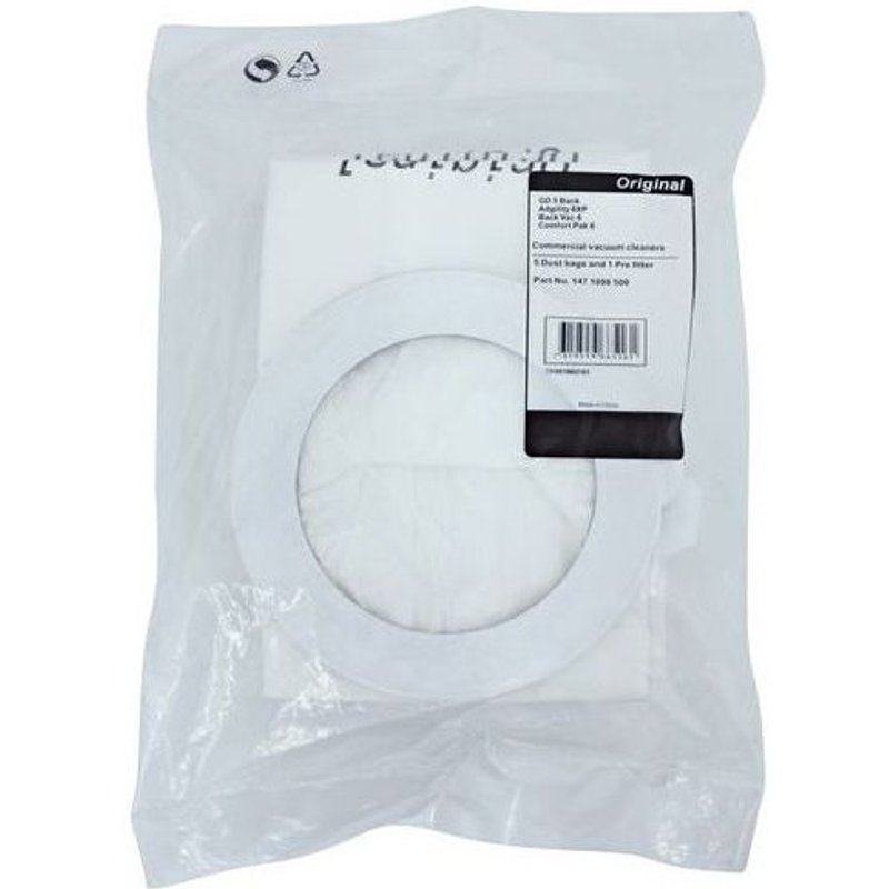 SACS ORIGINE ASPIRATEUR DORSAL NILFISK GD5 X5