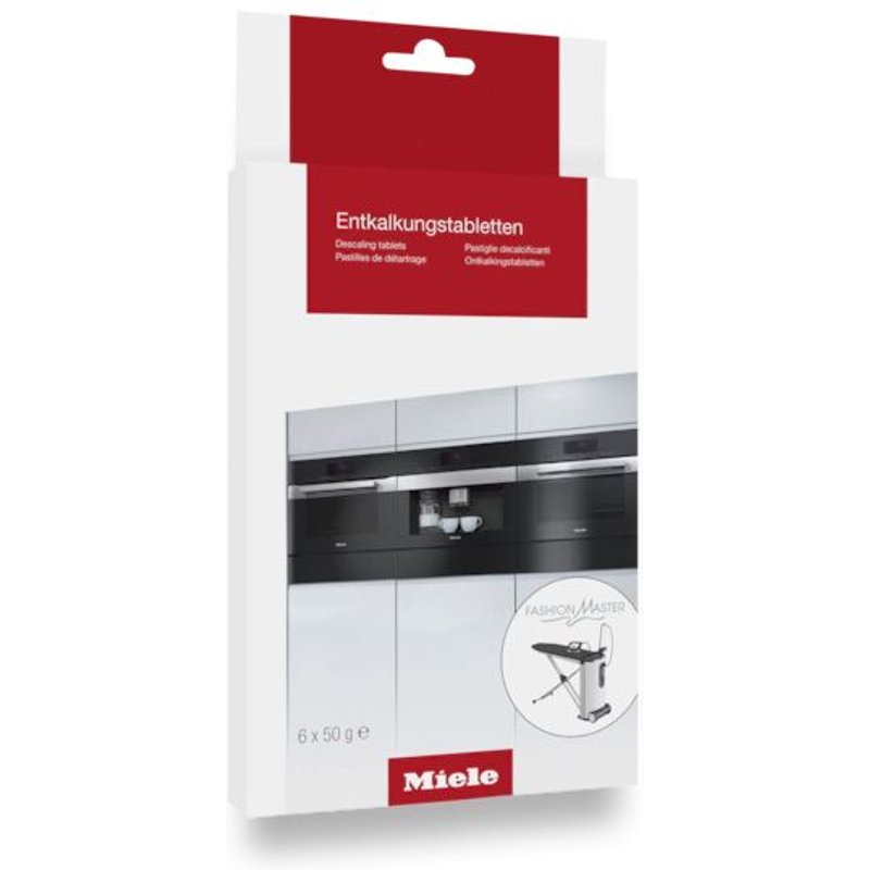 PASTILLES DE DETARTRAGE x6 MACHINE A CAFE - FOUR VAPEUR MIELE