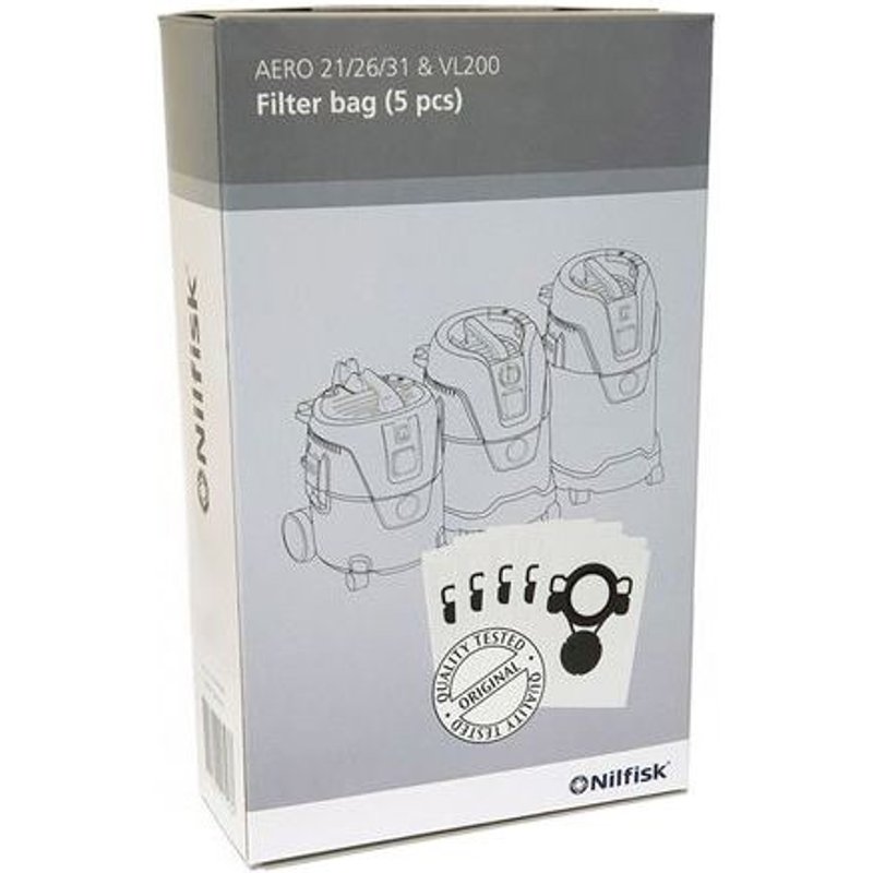 SACS POLYESTER x5 NILFISK ALTO AERO 302002404