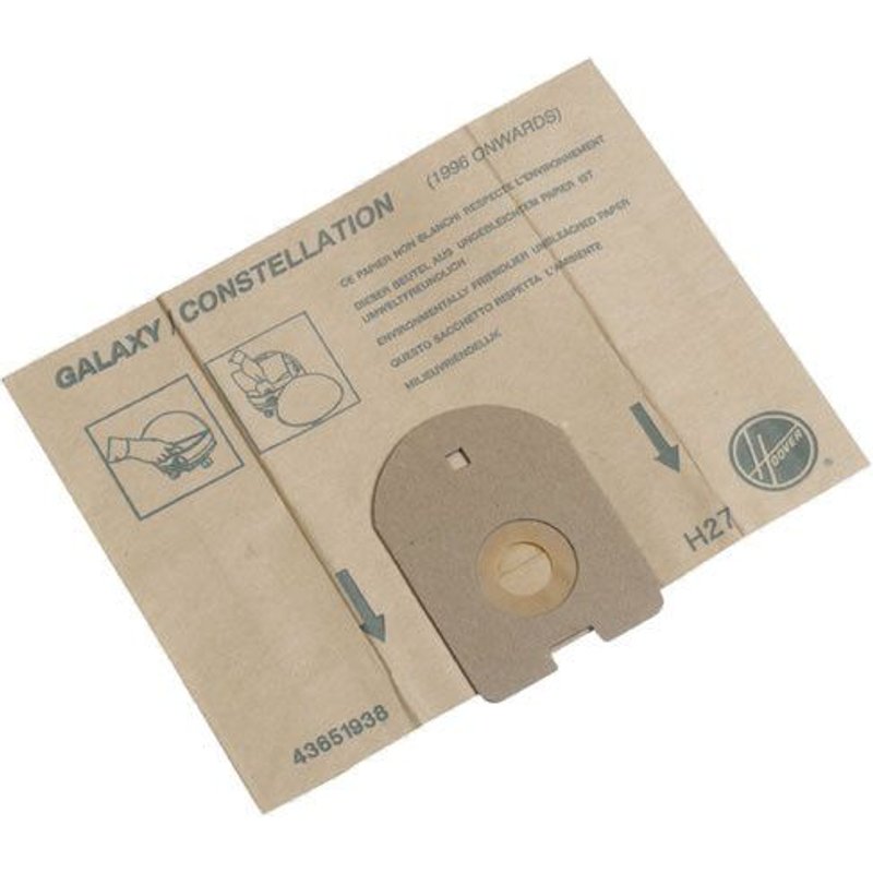 SACS ASPIRATEUR Origine HOOVER H27 GALAXY X5