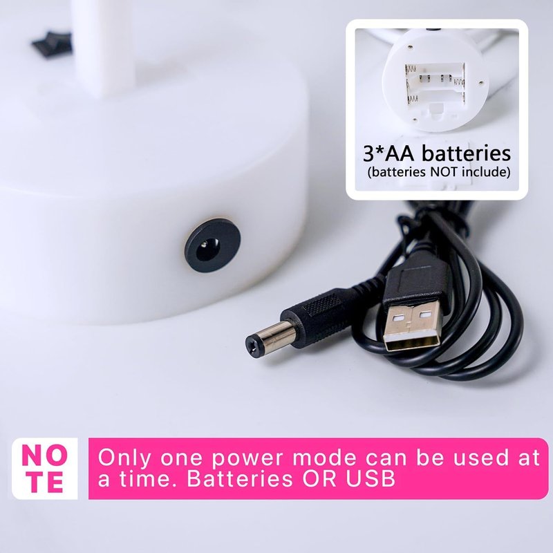 Veilleuse NĂ©on Led En Forme De Lapin, Fonctionne Avec Usb/Piles, Cadeau Pour Chambre De Fille, Veilleuse Pour Chambre, FĂȘte, Mariage, Anniversaire, Festival, Blanc