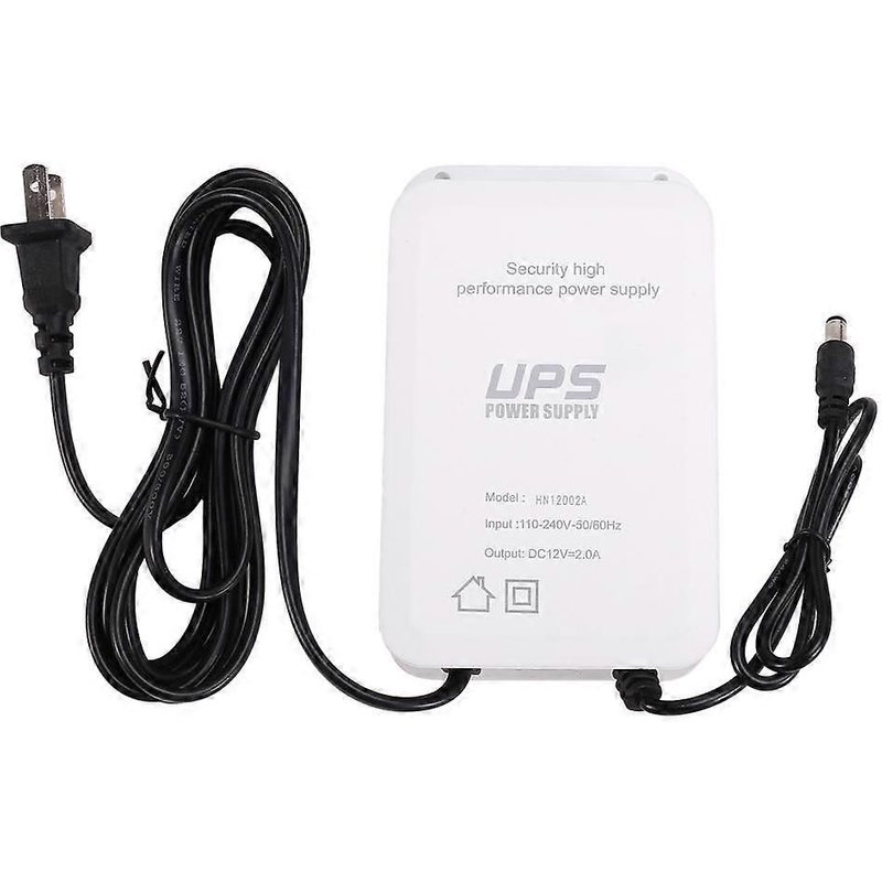 Interface de batterie de secours UPS d'alimentation sans interruption 12 V-2 A, batterie de secours UPS de caméra de sécurité