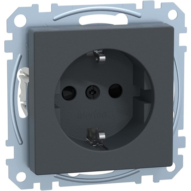Merten Prise de courant System M anthracite MEG2300-0414