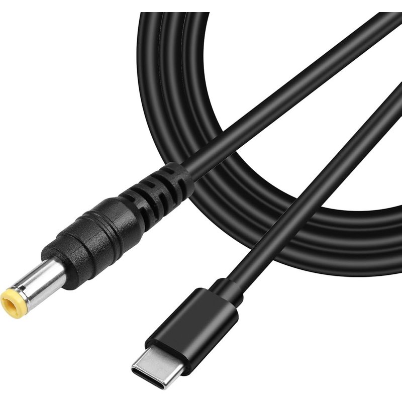 Câble de charge USB de type C vers DC 9 V, entrée mâle USB-C vers fiche DC 5,5 x 2,5 mm, câble de charge, pour routeur, CCTV, etc. (9 V)