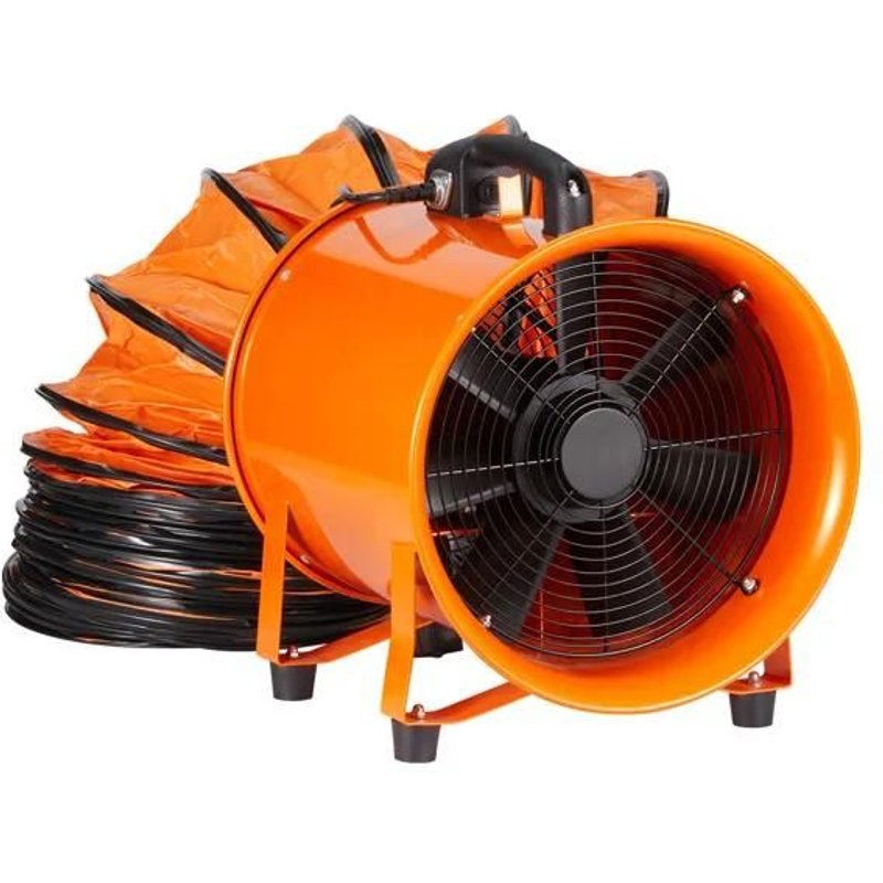 Ventilateur Portable-Duoku-255 W-Ventilateur d'Extraction-10 m Tuyau de Conduit-1720 CFM-pour Poussière et Fumée