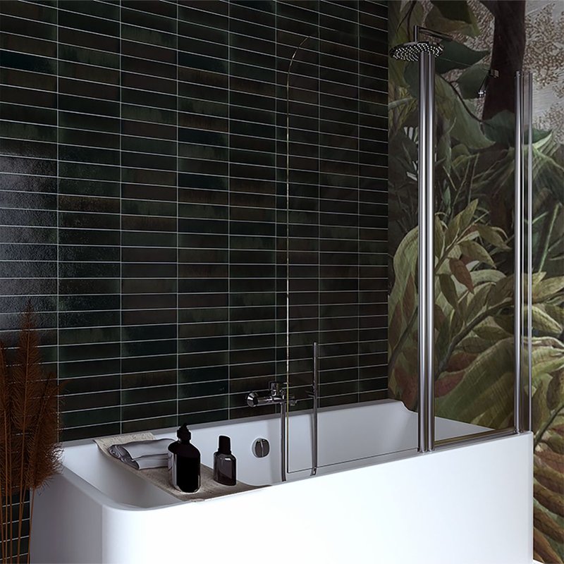 DOUBLE PAROI SUSPENDUE 120CM AVEC ÉLÉMENT PIVOTANT GIADA