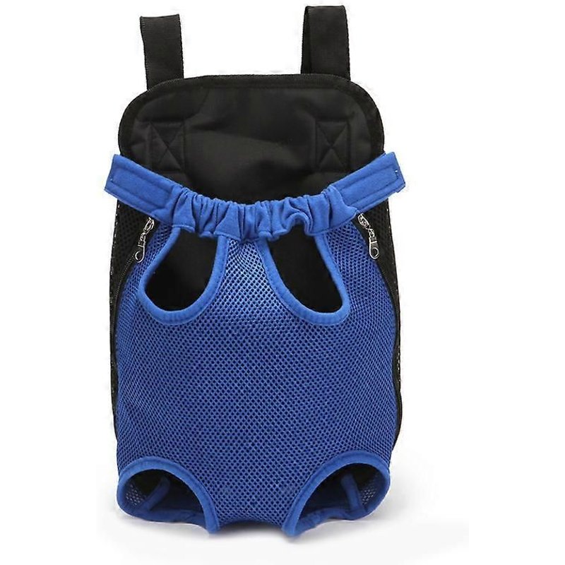 Sac De Voyage Extérieur Evago Sac À Dos De Transport Pour Animaux De Compagnie, Sac À Dos De Transport De Chien De Chat Réglable À L'avant Pour Animaux De Compagnie, Les Jambes Sorties, Facile À Régler Pour Les Camps De Randonnée De Voyage-Bleu-M