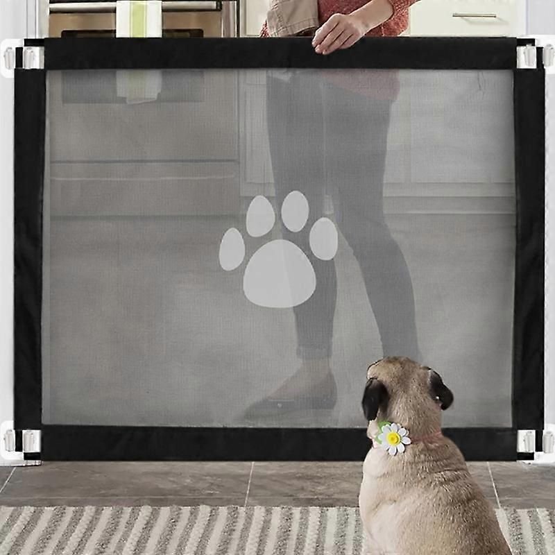 Porte Pour Animaux De Compagnie Evago Pour Les Escaliers Des Chambres De La Maison Offrant Un Enclos Sûr Pour Que Les Animaux De Compagnie Puissent Jouer Et Se Reposer-Sans Crochets Adhésifs