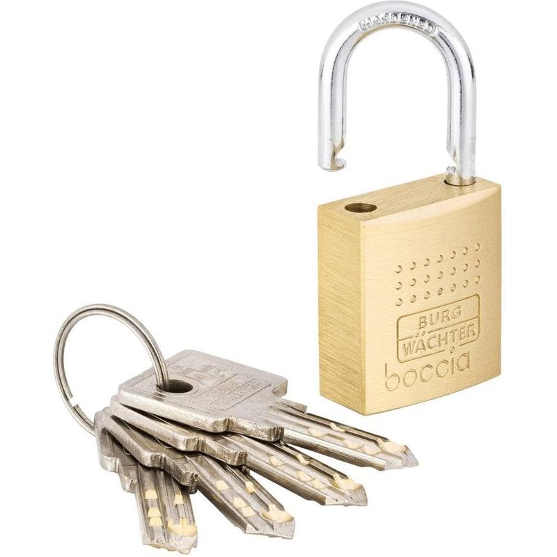 Cadenas à Cylindre, 8 mm D'Epaisseur de Anse, 6 Clés, Boccia 450 30 4 SB
