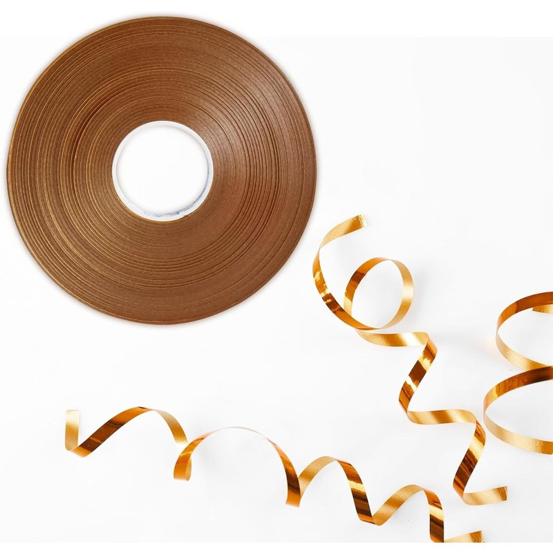 Ruban Orange Brillant De 50 M Pour Ballons,Ruban À Friser De 5 Mm,Ruban À Friser Au Laser Pour Emballage Cadeau,Artisanat,Mariage,Fête D'anniversaire,Décorations De Noël