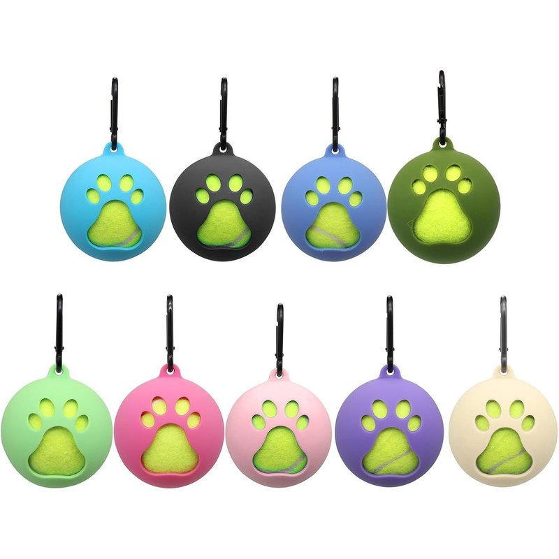 Support De Balle De Tennis Standard Avec Mousqueton Mains Libres Pour Animal Domestique Pour L'entraînement,La Marche,Le Tennis,Le Jeu,Durable,Support Mains Libres Flexible Et Durable