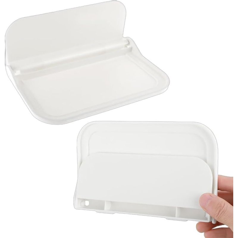 Lot De 2 Étagères De Rangement Murales Pliables Sans Perçage - Étagère Flottante - Table De Chevet - Support De Rangement Mural Pour Cosmétiques