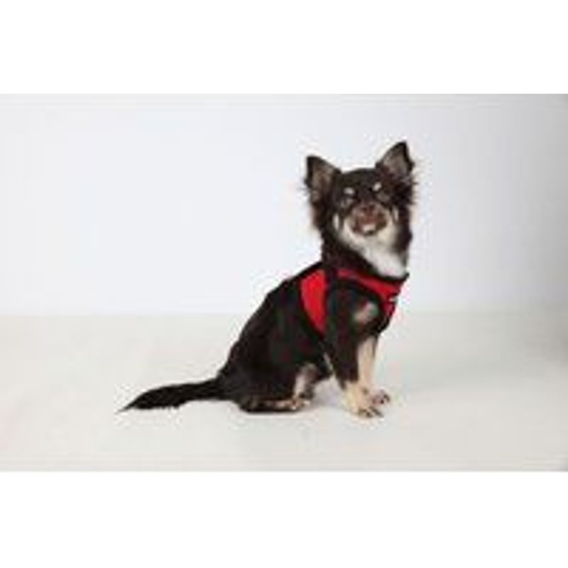 Puppia Harnais Super Soft B (Step) Rouge Xs