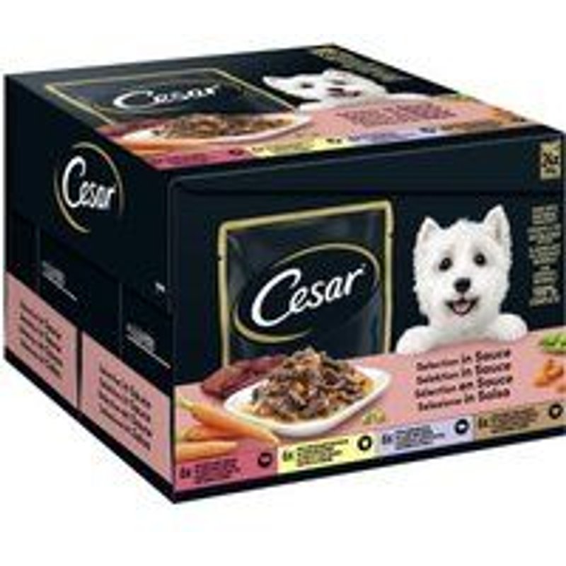 Cesar Feines En Sachet Fraîcheur Mulitpack 24 X 100 G