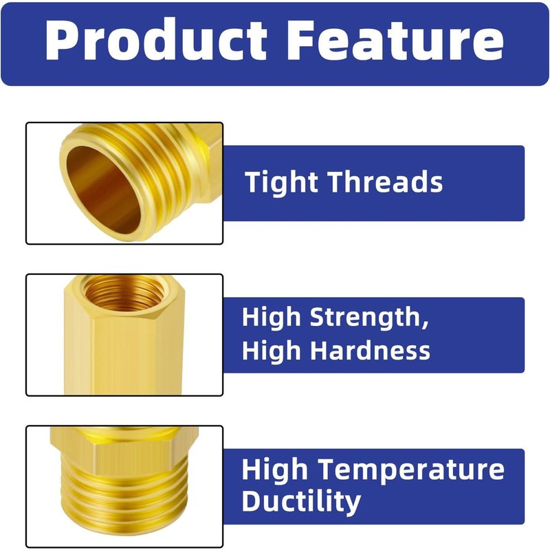 12 pièces raccords de tuyauterie en laiton pour métaux,mamelon hexagonal et coupleur hexagonal,tuyau à filetage mâle 1/4 ""x 1/4"" BSP,tuyau à filetage femelle BSP 1/4"" x 1/4