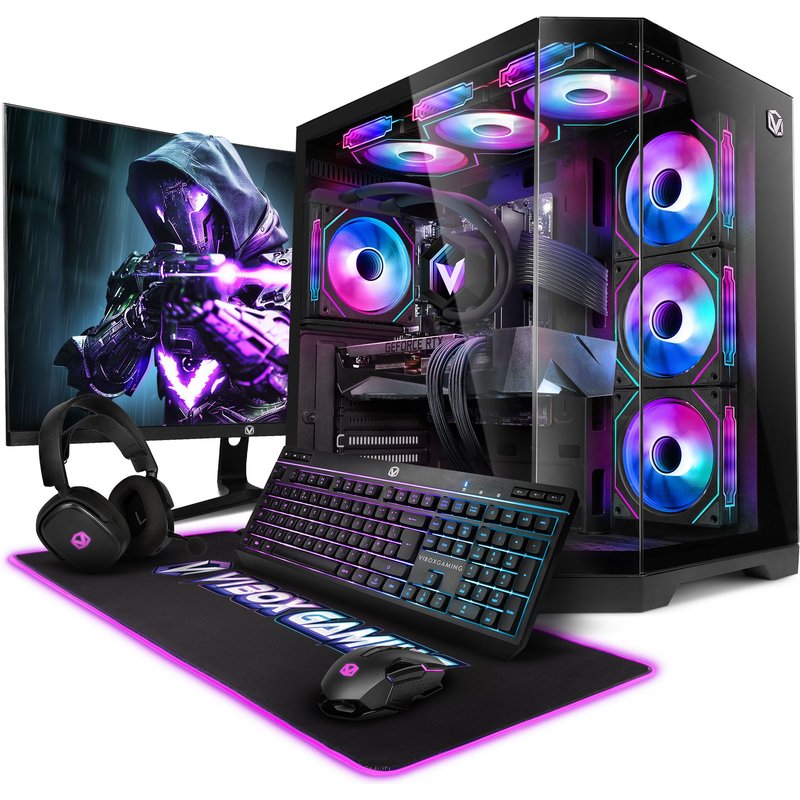 Vibox PC Gamer Complet - i9 12900KF 5,2 GHz - RTX 5070 Ti 16 Go - 32 Go RAM - 2 To NVMe - Windows 11 - WiFi