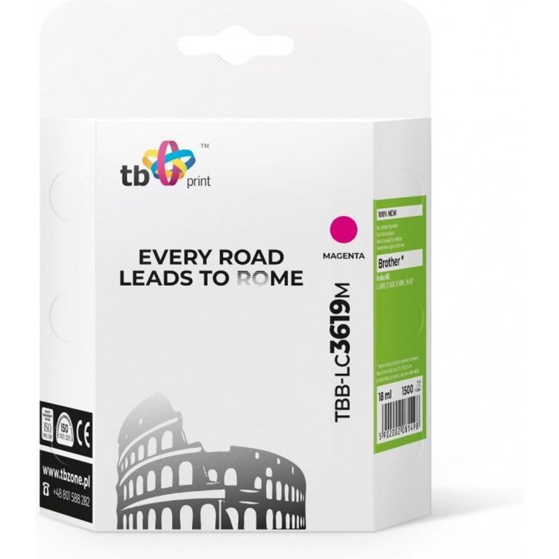 Ink for Brother MFC-J23 30DW Magenta TBB-LC3619