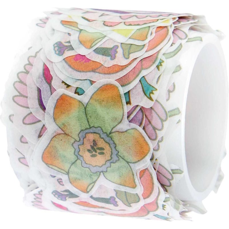 Autocollants Washi Futschikato Fleurs