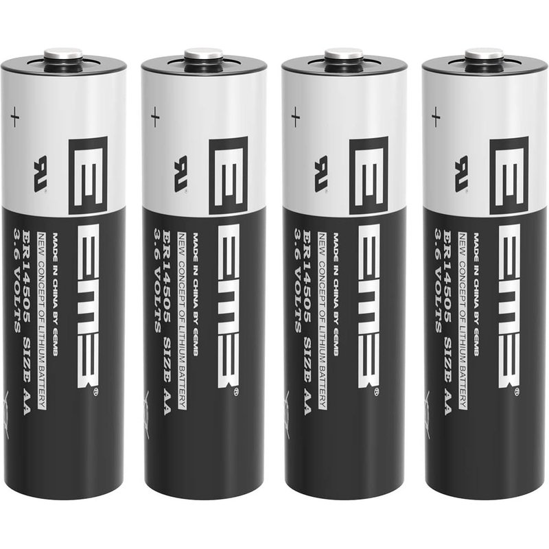 ER14505 Piles LS14500 AA Lithium 3,6V 2700mAh ER14500 Batterie Lot de 4