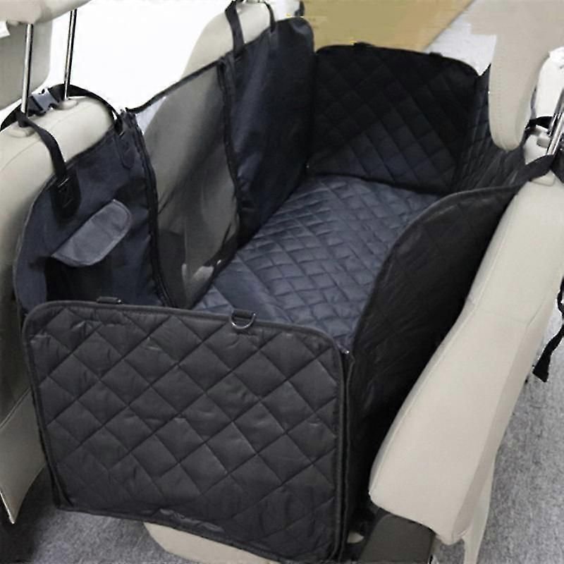 Housse De Siège Arrière Pour Animaux De Compagnie Pour Chiens - Hamac Pour Chien Standard Pour Voiture Avec Fenêtre En Maille - Protecteur De Siège Arrière Antidérapant Et Imperméable Pour Les Voyages-Noir Pur