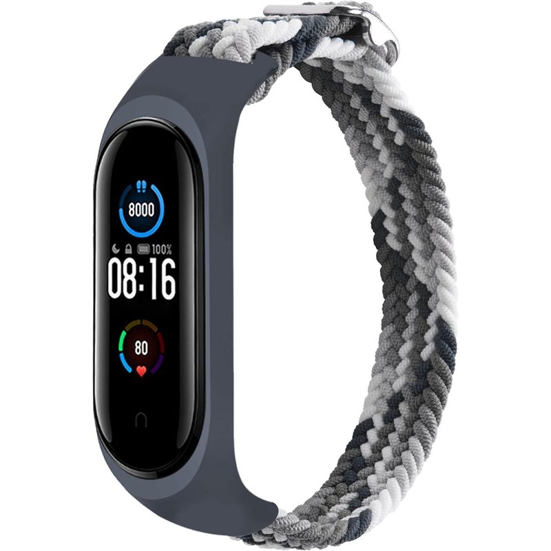 Sitafu Bracelet Pour Xiaomi Mi Band 6/Xiaomi Mi Band 5,Nylon Bracelet De Remplacement Pour Xiaomi Mi Band 7 - Ajustable Tressée Sport Bracelet Pour Xiaomi Mi Band 7/6/5/4/3
