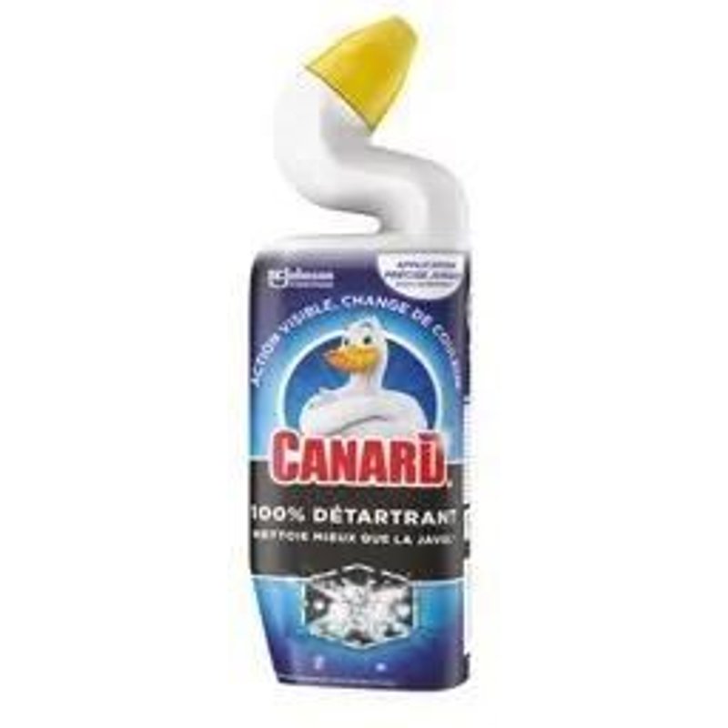 Canard WC - Gel 100% Détartrant - Nettoie Mieux Que La Javel - Action Visible, Change de Couleur - 1 Gel