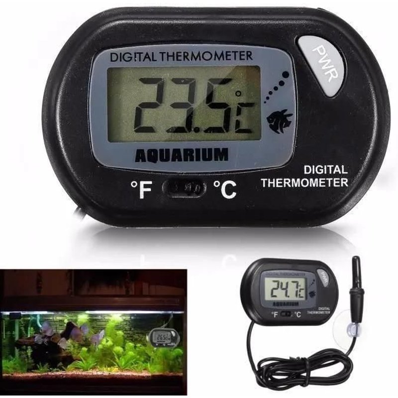 Bw Digital Lcd Thermomètre Capteur Température Sonde Ventouse Tank Poisson Aquarium - Bwvso827a6997