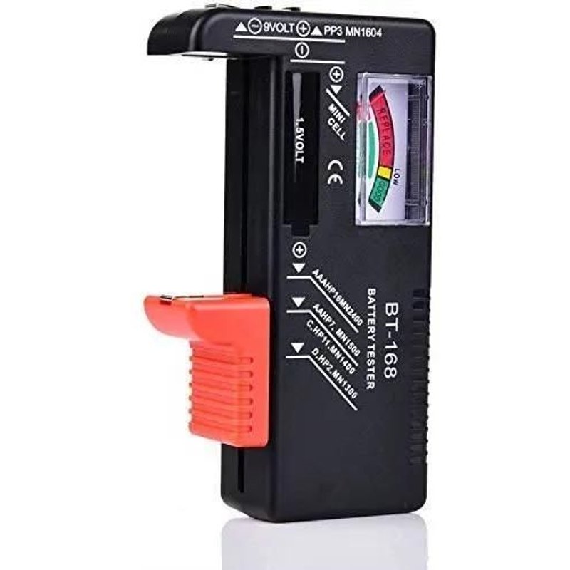 Testeur de batterie Âż Testeur de batterie pour piles AAA, AA, C, D, 1,5 V, 9 V et petites batteries, testeur de niveau d'auto 31