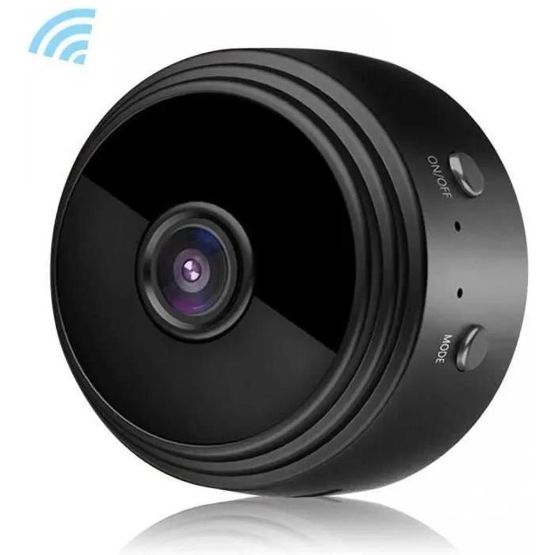 Mini Camera Espion - HD 1080p - WiFi - Grand Angle 150° - Noir