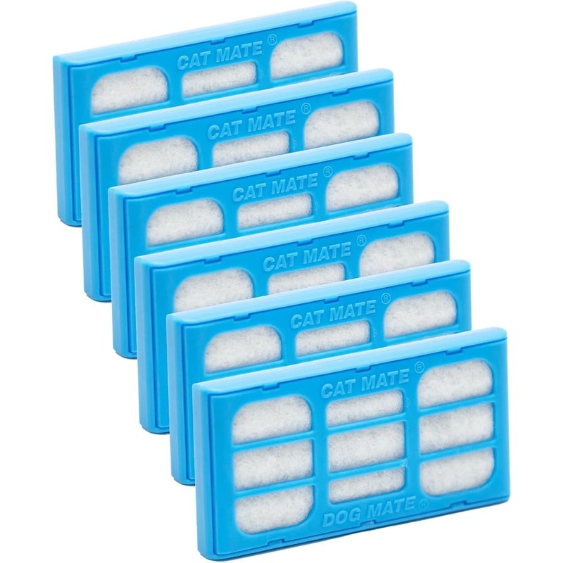 Cartouches Filtrantes Et Dog Mate (Paquet De 6) - Convient À Toutes Les Fontaines , Dog Mate Et Closer Pets