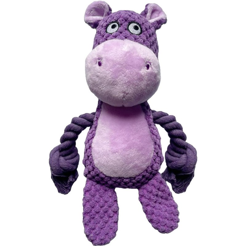 Dog Toys,Squeaky Dog Toys,Plush Dog Toys,Padded Chew Toy For Puppy,Small Medium Dogs,Hippo