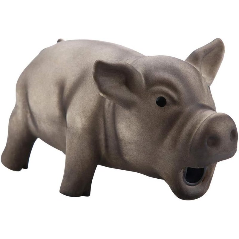 Jouet À Mâcher Pour Chien,Jouet Pour Chien Cochon Grinçant,Jouet Pour Chiot En Latex,Cochon Rose,Jouet Pour Chien,Jouet À Mâcher Pour Animal Domestique,Jouet Pour Chien (Grey)