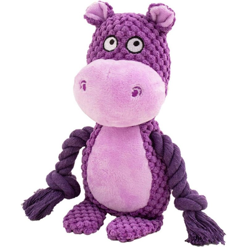 Squeaky Dog Toys With Crinkle Paper,Plush Dog Chew Toy,Interactive Cotton Rope Toy,Interactive Puppy Toys For Small Medium Dogs