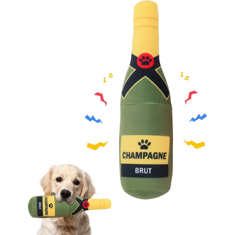 Squeaky Dog Toy Plush Chew Toy: Squeaky Dog Toy Beer Bottle Plush Dog Toy Beer Bottle Dog Toy Dog Toy For Small,Medium And Medium